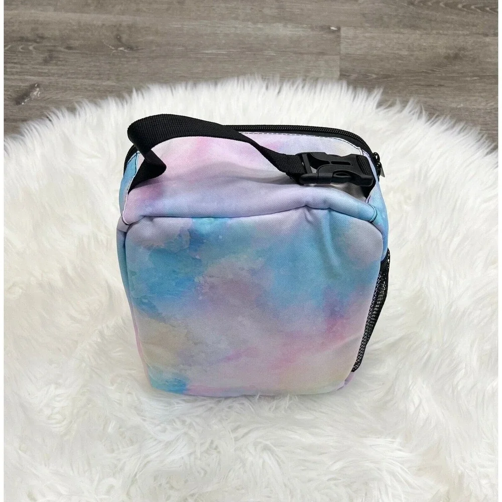 Pastel Watercolor Tie Dye Lunch Bag NEW 9